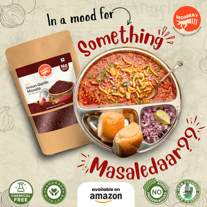 Mombay Onion Garlic (Kanda Lasun) Masala | 200gm Pack